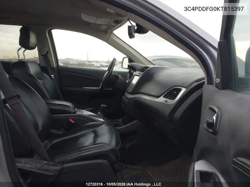 2019 DODGE JOURNEY VIN 3C4PDDFG0KT815397 — фото 5