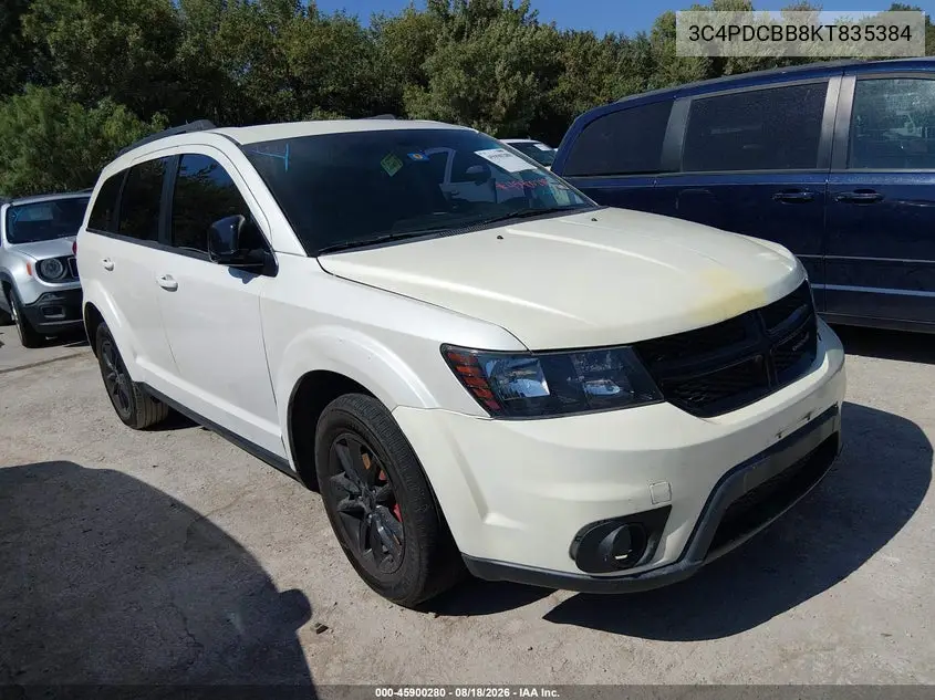 DODGE JOURNEY 2019, VIN 3C4PDCBB8KT835384