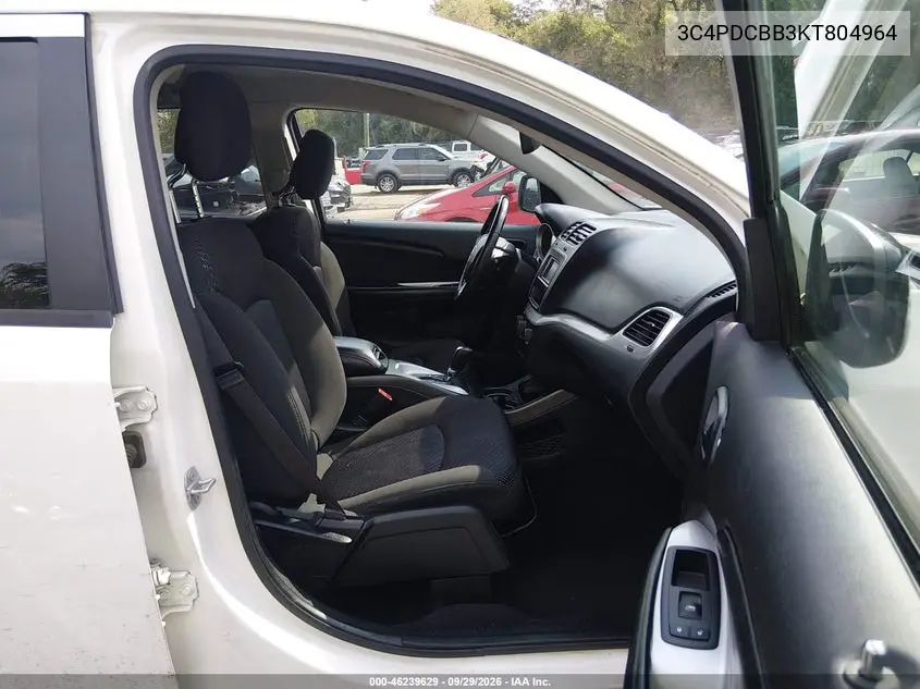 2019 DODGE JOURNEY VIN 3C4PDCBB3KT804964 — фото 5