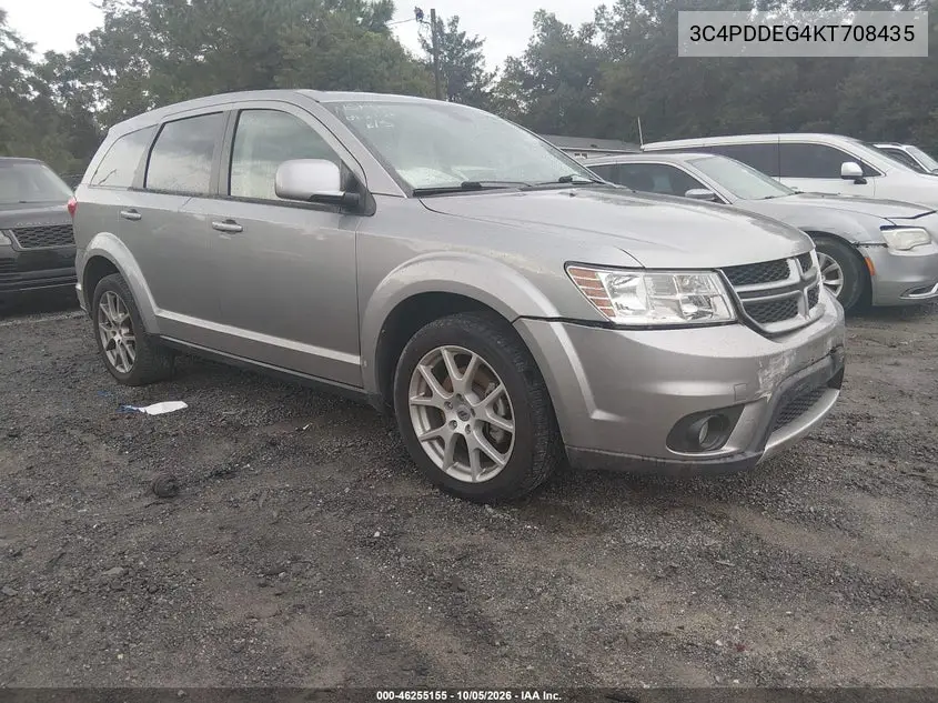 DODGE JOURNEY 2019, VIN 3C4PDDEG4KT708435