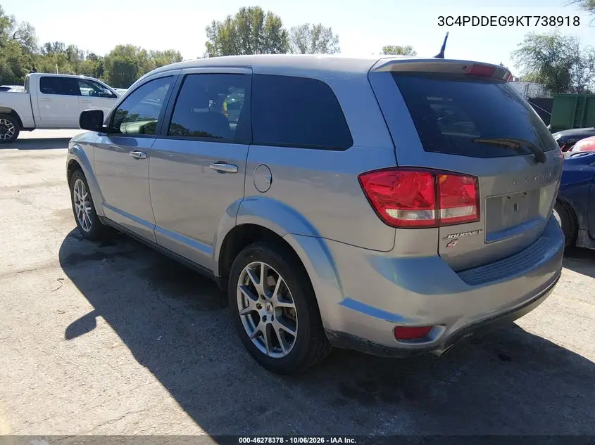 2019 DODGE JOURNEY VIN 3C4PDDEG9KT738918 — фото 3