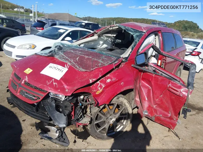 2019 DODGE JOURNEY VIN 3C4PDDEG0KT771256 — фото 2