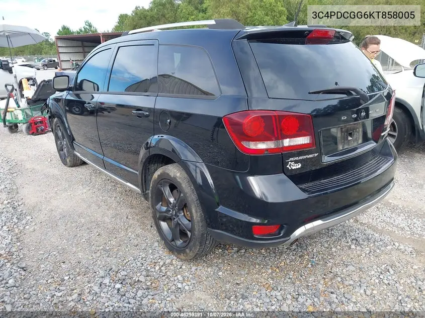 2019 DODGE JOURNEY VIN 3C4PDCGG6KT858005 — фото 3
