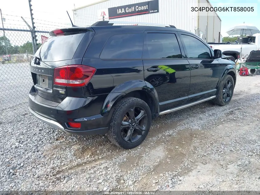 2019 DODGE JOURNEY VIN 3C4PDCGG6KT858005 — фото 4
