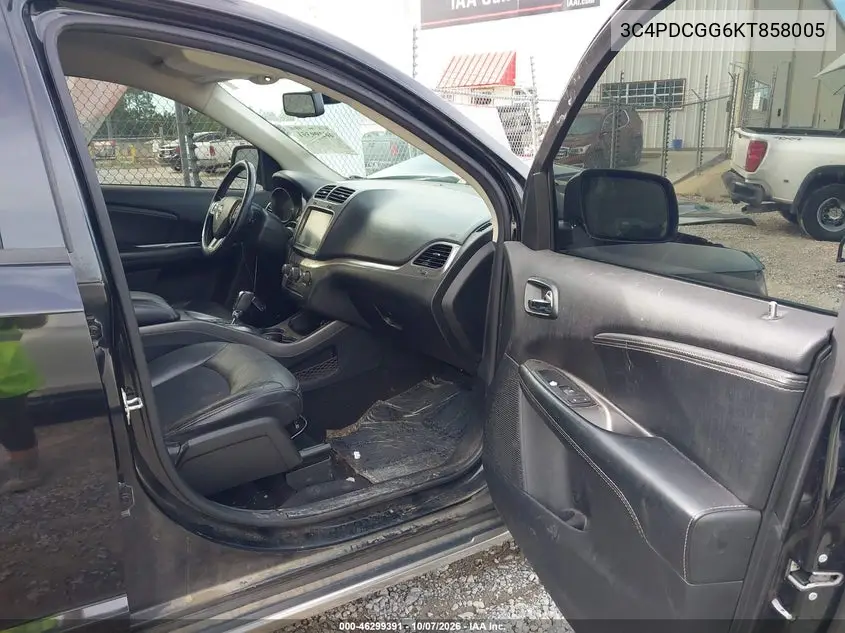 2019 DODGE JOURNEY VIN 3C4PDCGG6KT858005 — фото 5