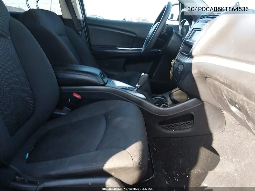 2019 DODGE JOURNEY VIN 3C4PDCAB5KT864536 — фото 5