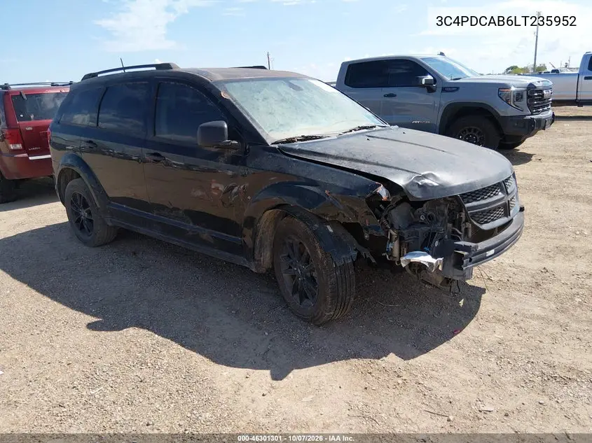 DODGE JOURNEY 2020, VIN 3C4PDCAB6LT235952