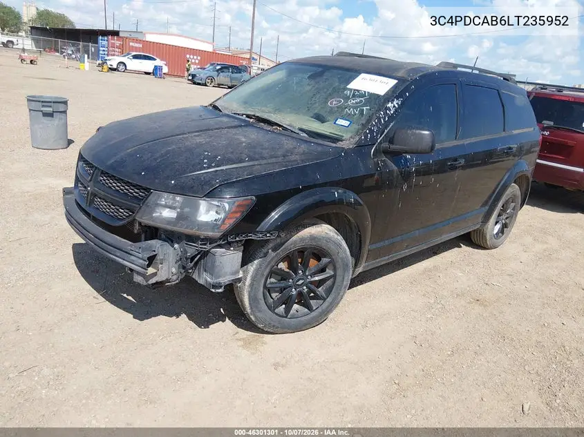2020 DODGE JOURNEY VIN 3C4PDCAB6LT235952 — фото 2