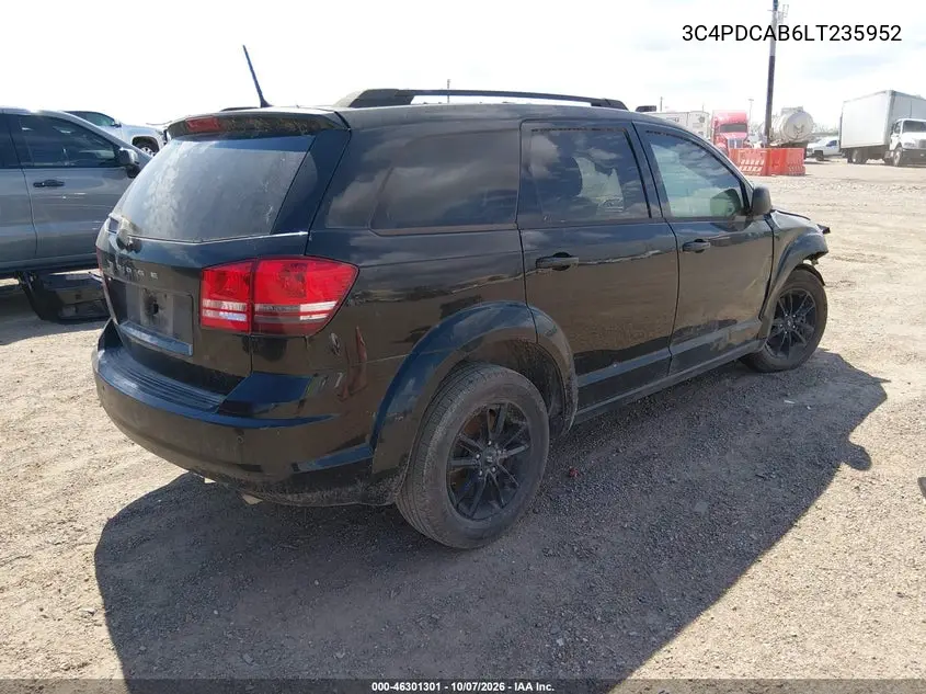2020 DODGE JOURNEY VIN 3C4PDCAB6LT235952 — фото 4