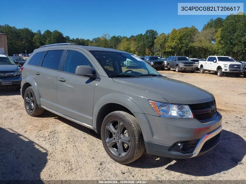 DODGE JOURNEY 2020, VIN 3C4PDCGB2LT206617