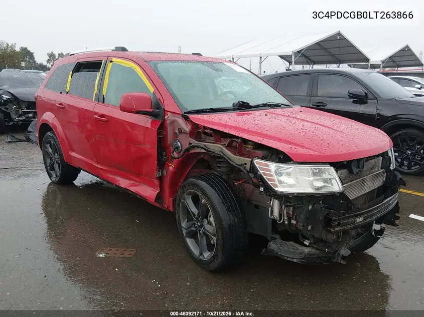DODGE JOURNEY 2020, VIN 3C4PDCGB0LT263866