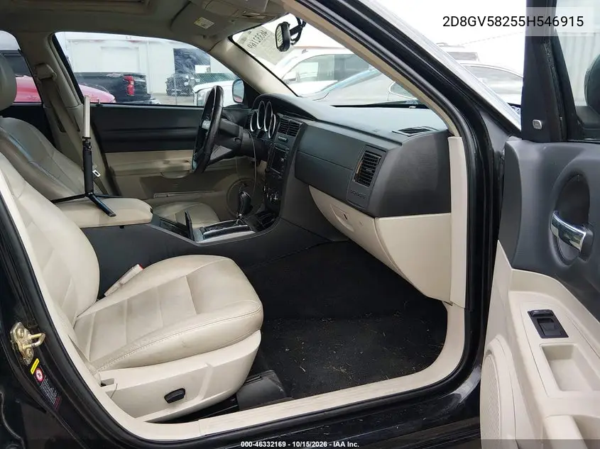 2005 DODGE MAGNUM VIN 2D8GV58255H546915 — фото 5