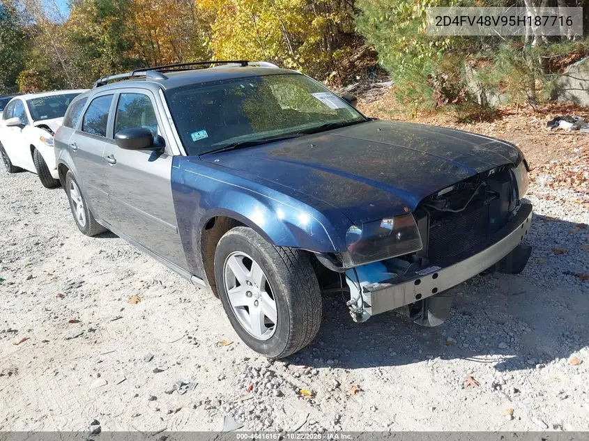DODGE MAGNUM 2005, VIN 2D4FV48V95H187716