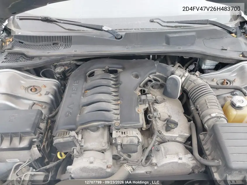 2006 DODGE MAGNUM VIN 2D4FV47V26H483700 — фото 10