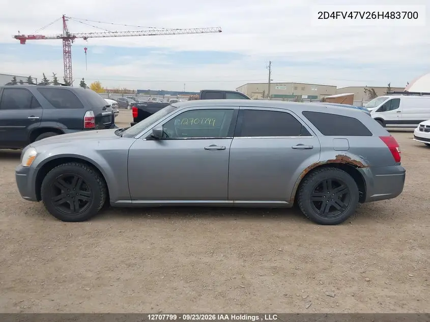 2006 DODGE MAGNUM VIN 2D4FV47V26H483700 — фото 14