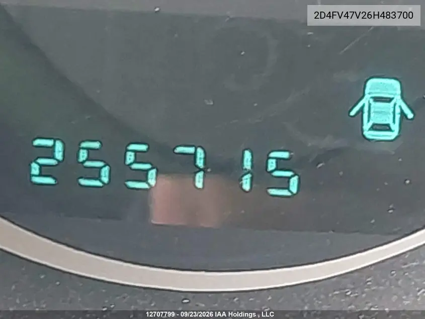 2006 DODGE MAGNUM VIN 2D4FV47V26H483700 — фото 15