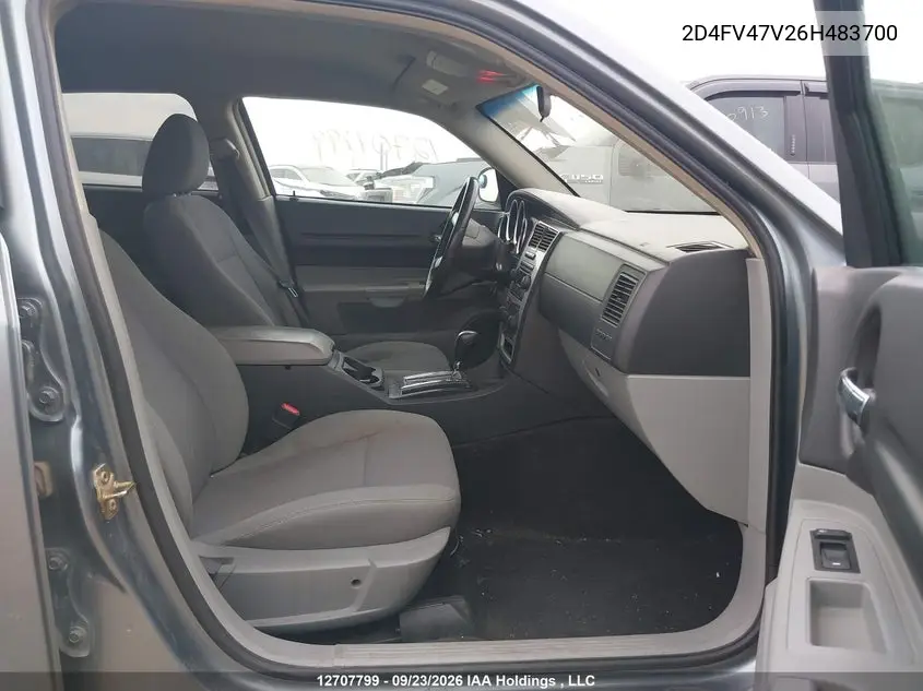 2006 DODGE MAGNUM VIN 2D4FV47V26H483700 — фото 5