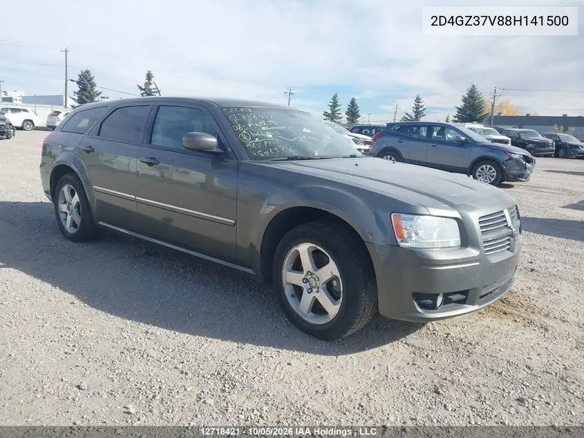 DODGE MAGNUM 2008, VIN 2D4GZ37V88H141500