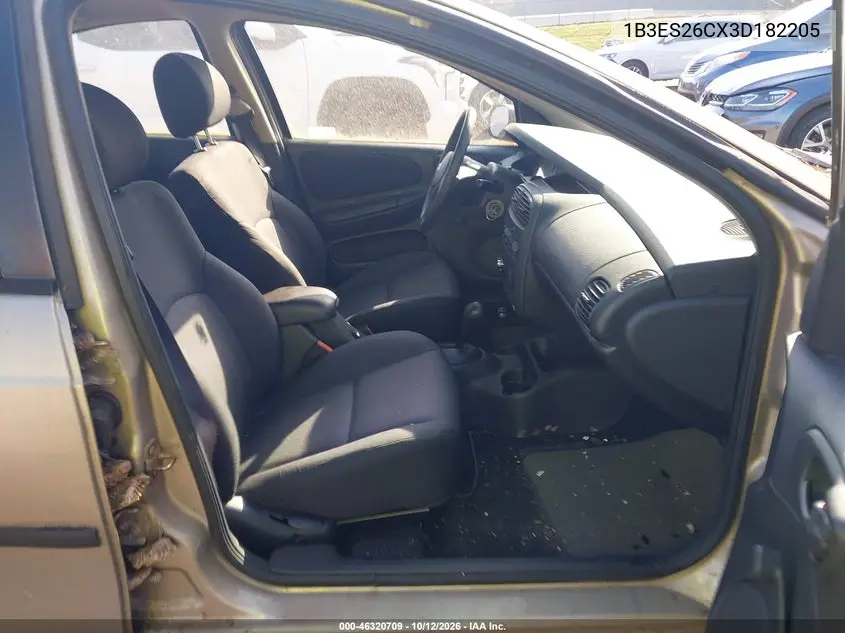 2003 DODGE NEON VIN 1B3ES26CX3D182205 — фото 5