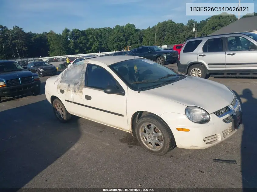 DODGE NEON 2004, VIN 1B3ES26C54D626821