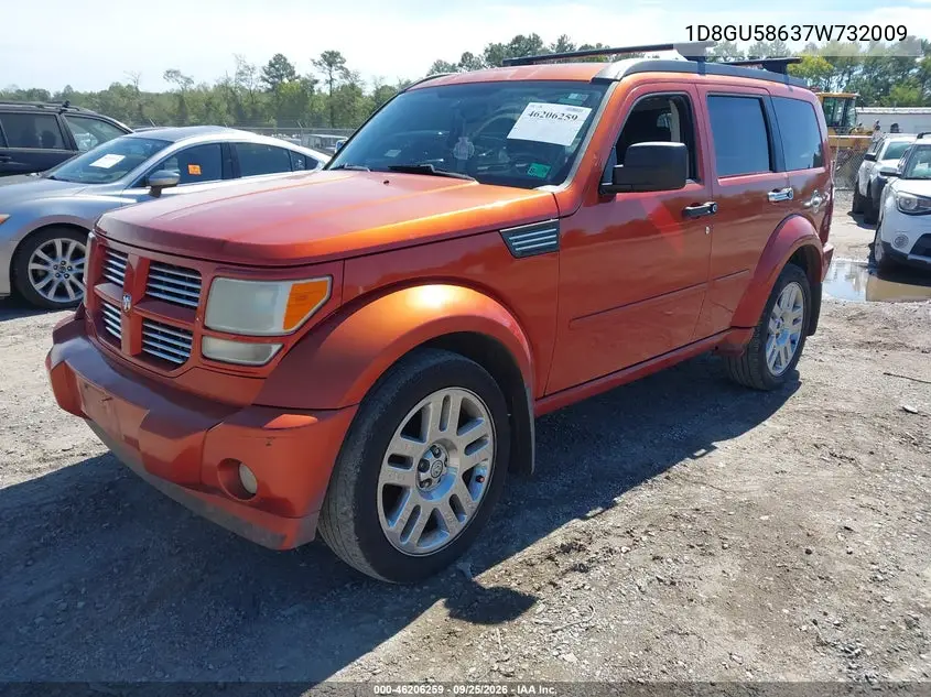 2007 DODGE NITRO VIN 1D8GU58637W732009 — фото 2