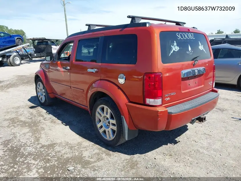 2007 DODGE NITRO VIN 1D8GU58637W732009 — фото 3