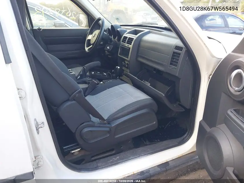 2007 DODGE NITRO VIN 1D8GU28K67W565494 — фото 5
