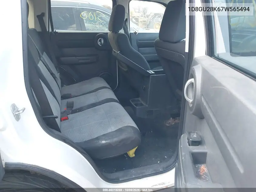 2007 DODGE NITRO VIN 1D8GU28K67W565494 — фото 8