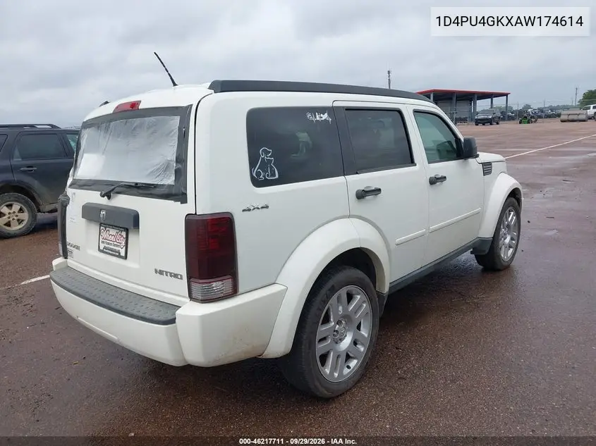 2010 DODGE NITRO VIN 1D4PU4GKXAW174614 — фото 4