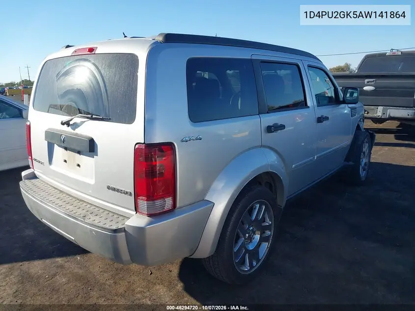 2010 DODGE NITRO VIN 1D4PU2GK5AW141864 — фото 4
