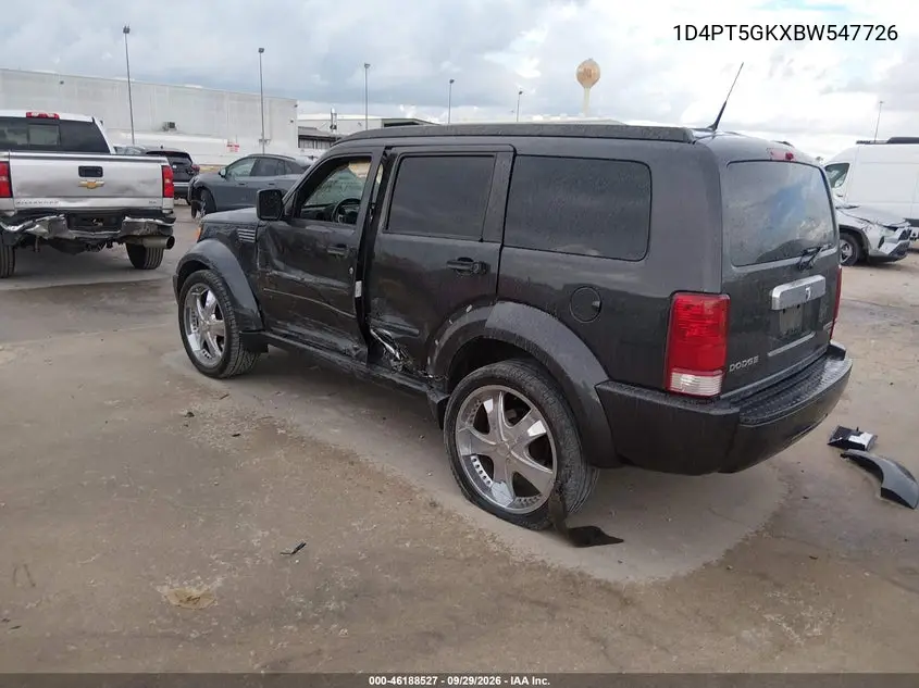 2011 DODGE NITRO VIN 1D4PT5GKXBW547726 — фото 3