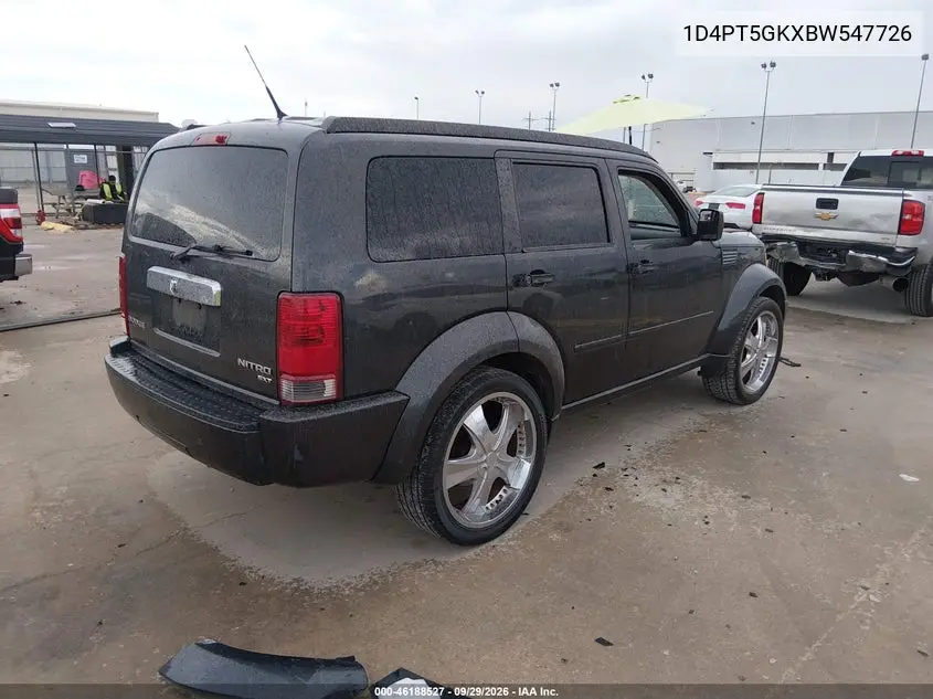 2011 DODGE NITRO VIN 1D4PT5GKXBW547726 — фото 4