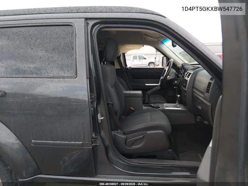 2011 DODGE NITRO VIN 1D4PT5GKXBW547726 — фото 5