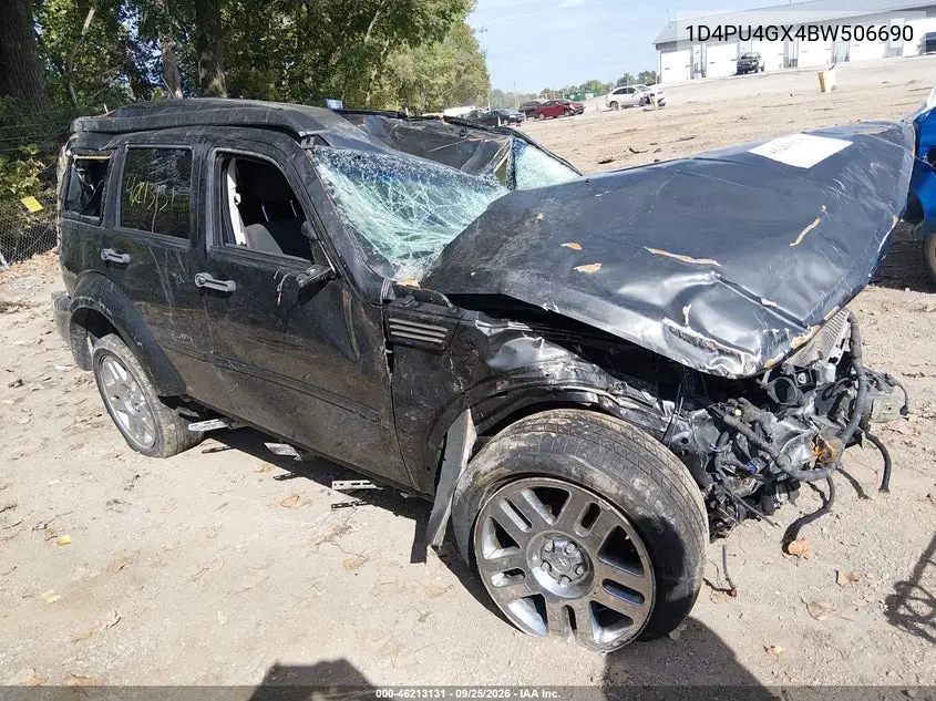 DODGE NITRO 2011, VIN 1D4PU4GX4BW506690