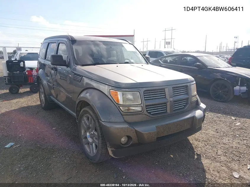 DODGE NITRO 2011, VIN 1D4PT4GK4BW606411