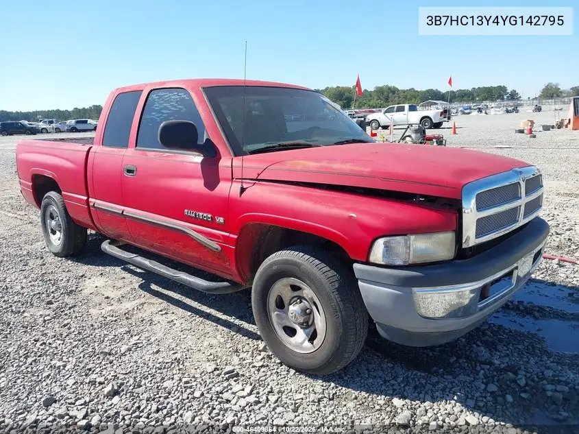 DODGE RAM 2000, VIN 3B7HC13Y4YG142795