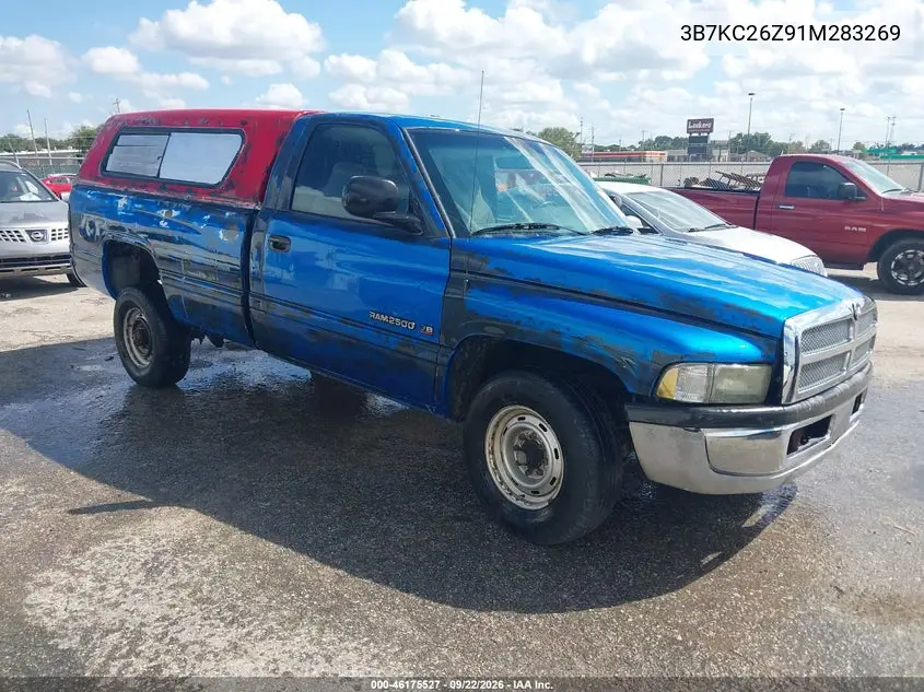 DODGE RAM 2001, VIN 3B7KC26Z91M283269