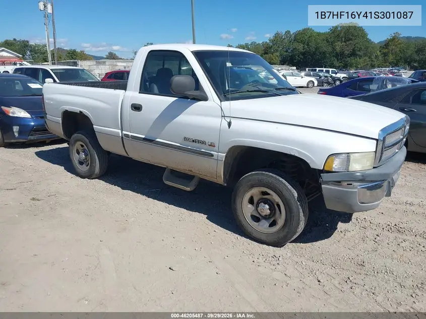 DODGE RAM 2001, VIN 1B7HF16Y41S301087