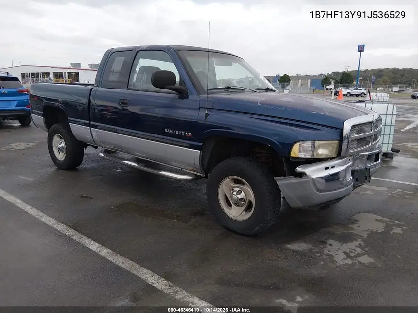 DODGE RAM 2001, VIN 1B7HF13Y91J536529