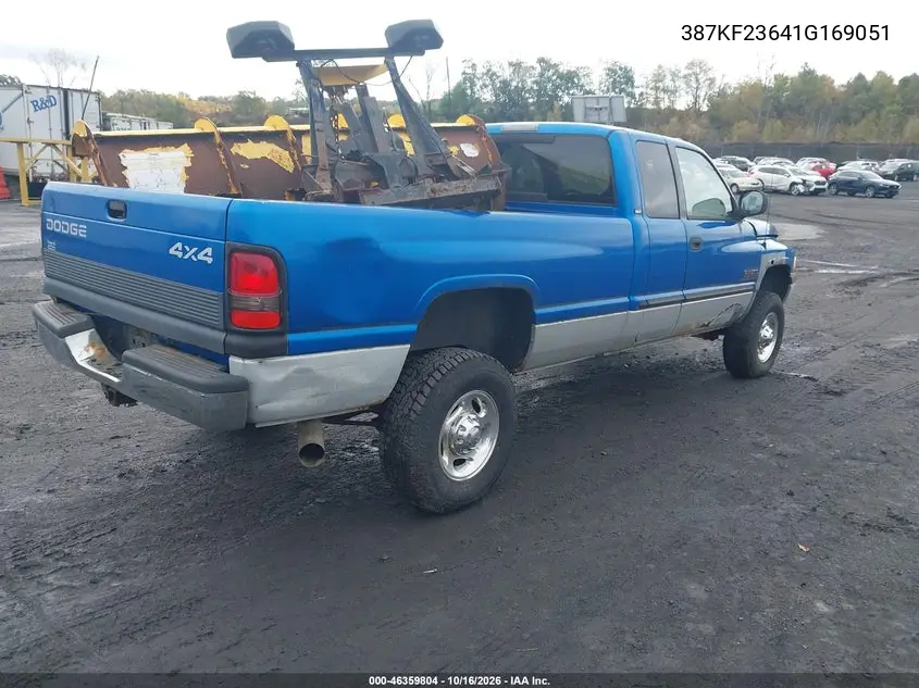2001 DODGE RAM VIN 387KF23641G169051 — фото 4