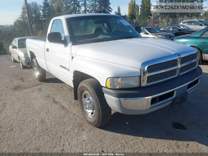 DODGE RAM 2001, VIN 3B7KC26ZX1M268165