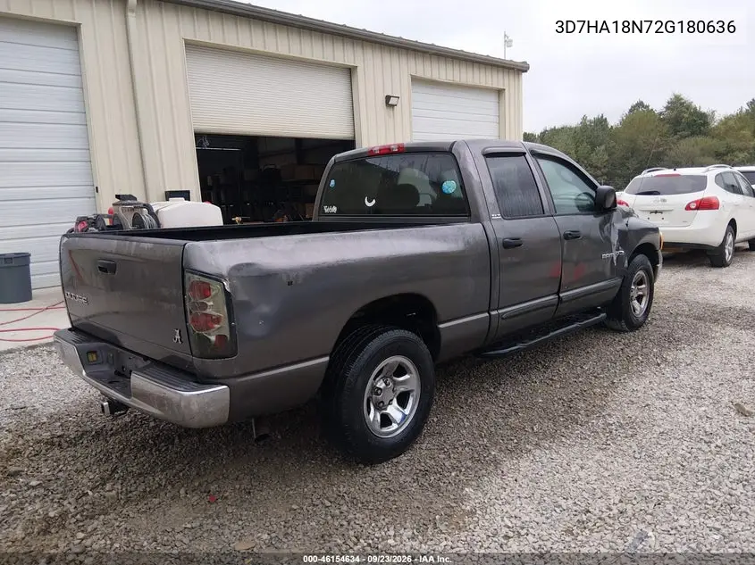 2002 DODGE RAM VIN 3D7HA18N72G180636 — фото 4