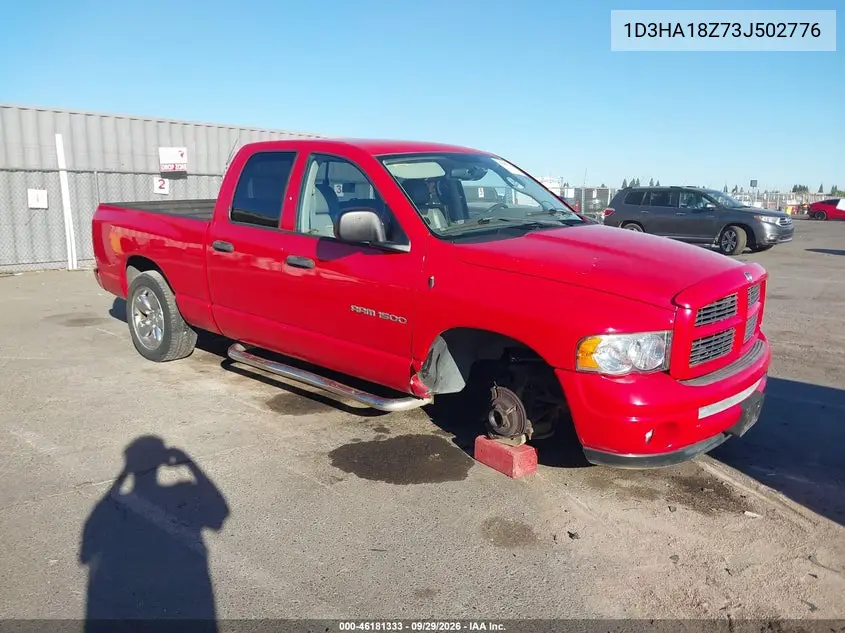 DODGE RAM 2003, VIN 1D3HA18Z73J502776