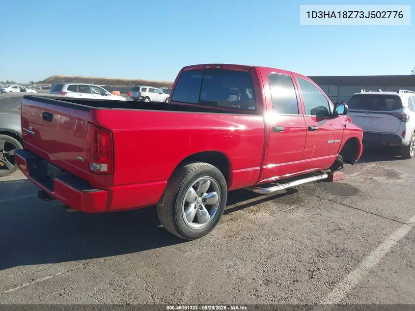 2003 DODGE RAM VIN 1D3HA18Z73J502776 — фото 4