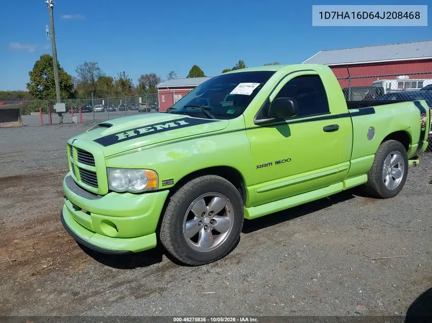 2004 DODGE RAM VIN 1D7HA16D64J208468 — фото 2