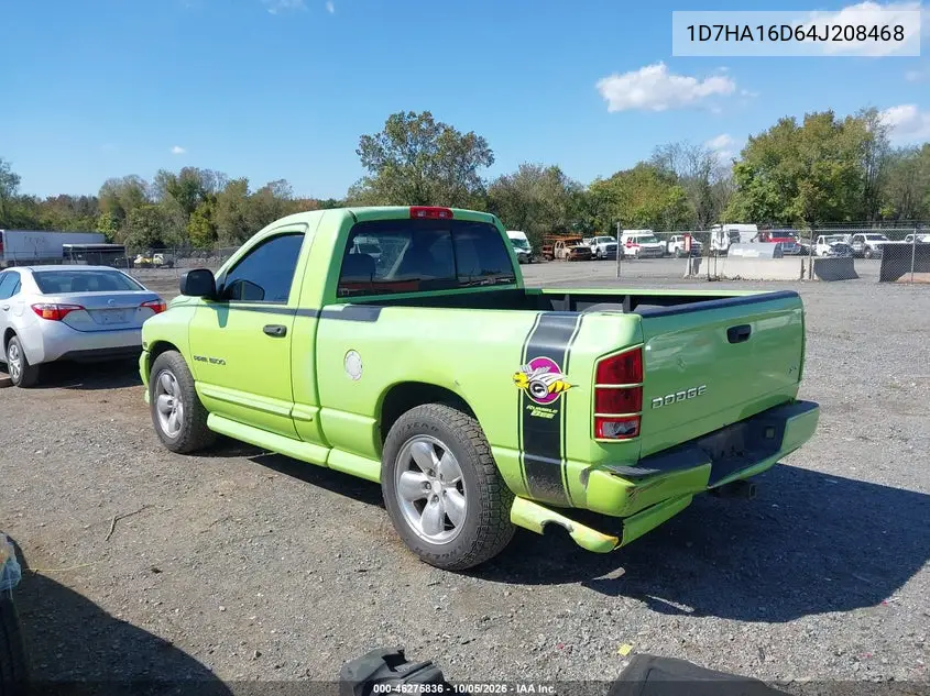 2004 DODGE RAM VIN 1D7HA16D64J208468 — фото 3