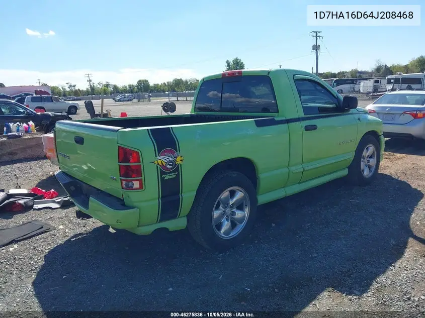 2004 DODGE RAM VIN 1D7HA16D64J208468 — фото 4