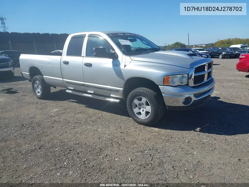 DODGE RAM 2004, VIN 1D7HU18D24J278702