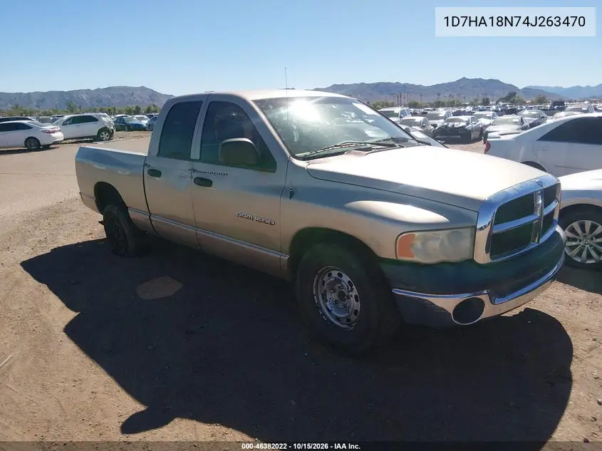 DODGE RAM 2004, VIN 1D7HA18N74J263470