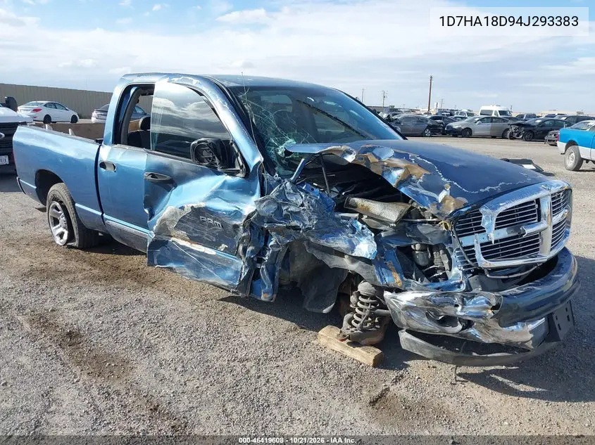 DODGE RAM 2004, VIN 1D7HA18D94J293383